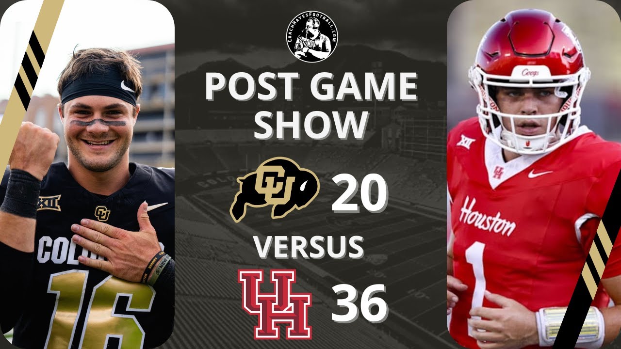 Post Game Show | Houston Cougars Cruise to 36–20 Win Over Colorado Buffaloes | 