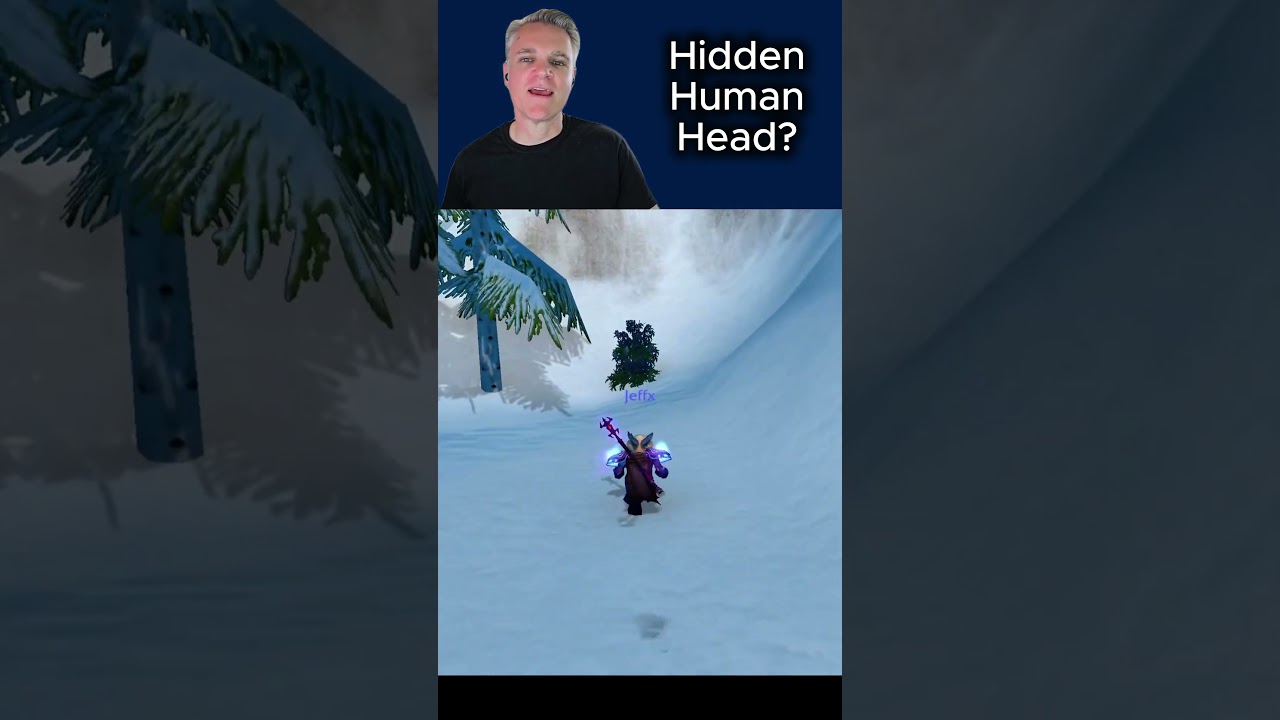 Скрытая человеческая голова в WoW? #wow #wowclassic #worldofwarcraft #wowexploring