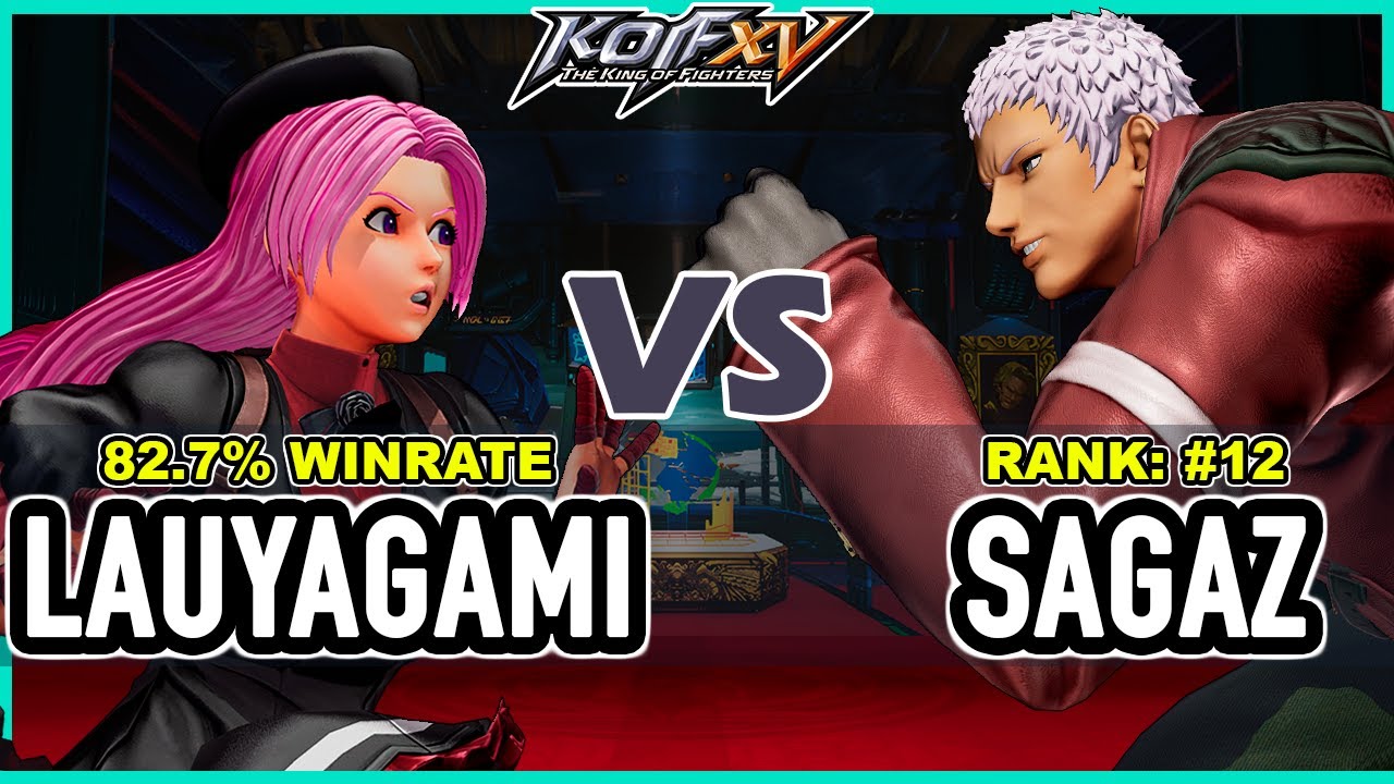 KOF XV 🔥 Lauyagami (Hinako/Ángel/Goenitz) vs Sagaz (Yashiro/Geese/Ryo)