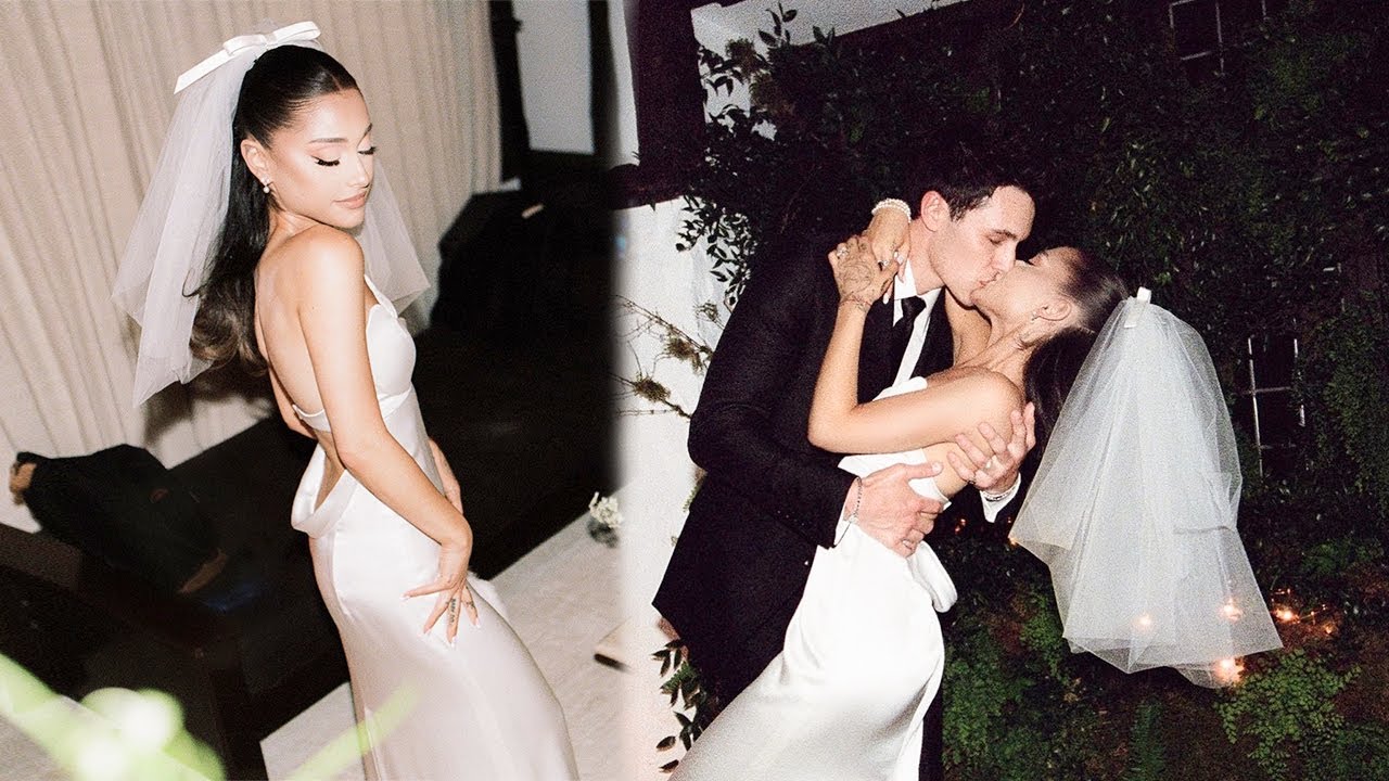 Ariana Grande wedding photos & Video । Ariana Grande Takes Fans INSIDE Her WEDDING With Dalton Gomez