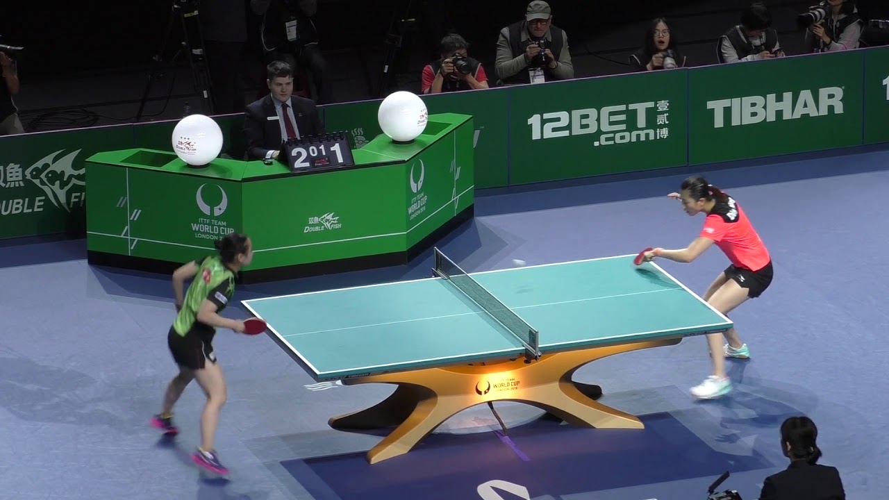 2018 ITTF Team World Cup - Ding Ning v Ito Mima (private recording)