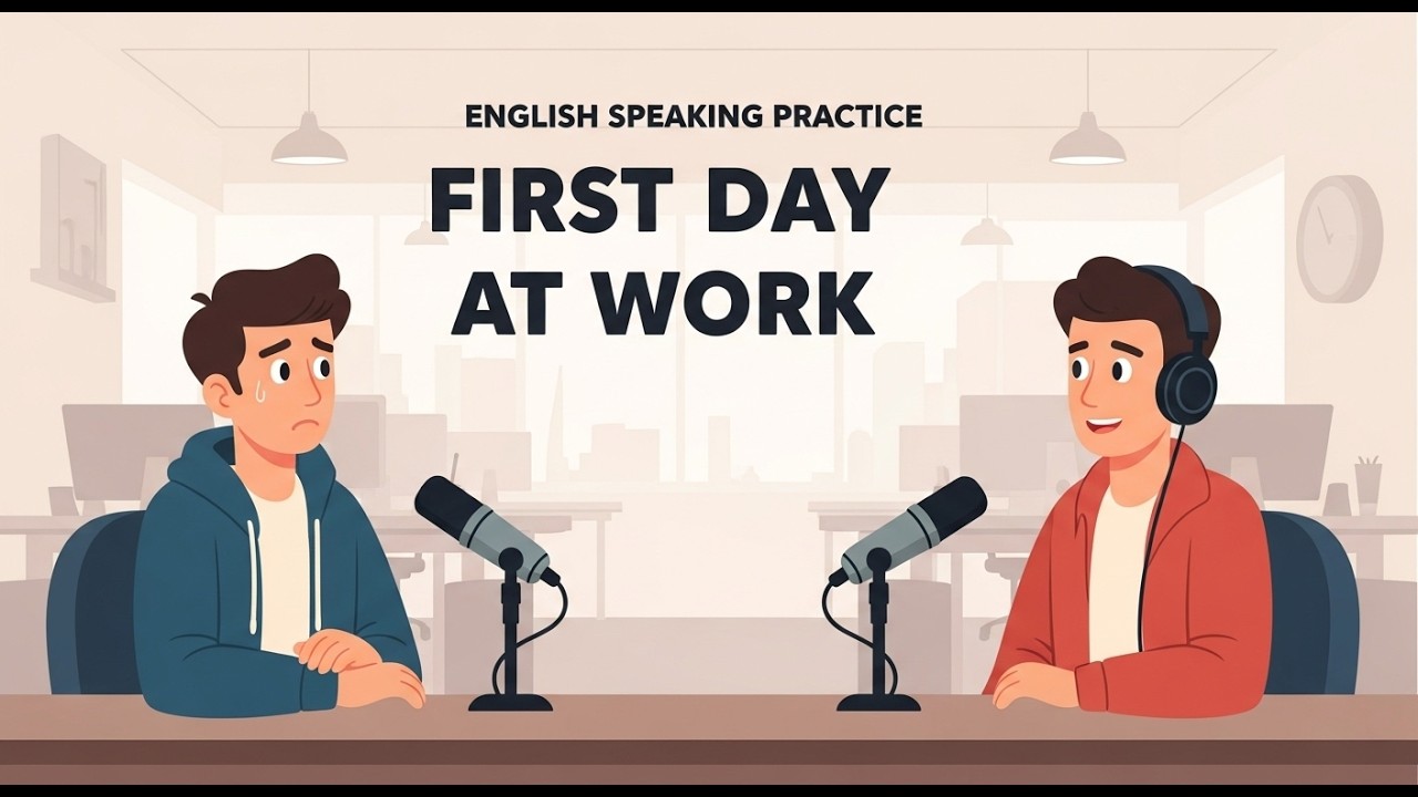 My First Day at Work | Easy English Speaking Practice