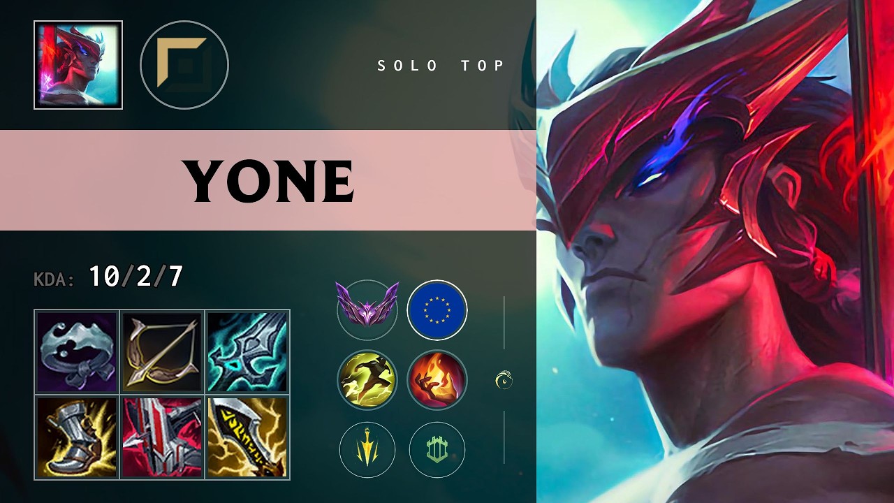 Yone Top vs Ambessa - EUW Master Patch 26.12