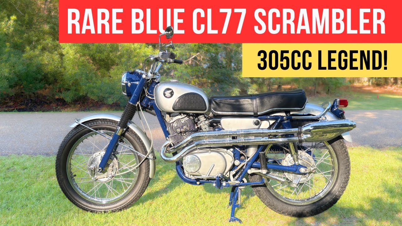 Honda CL77 Scrambler Test Ride – Rare Blue Beauty Runs Again
