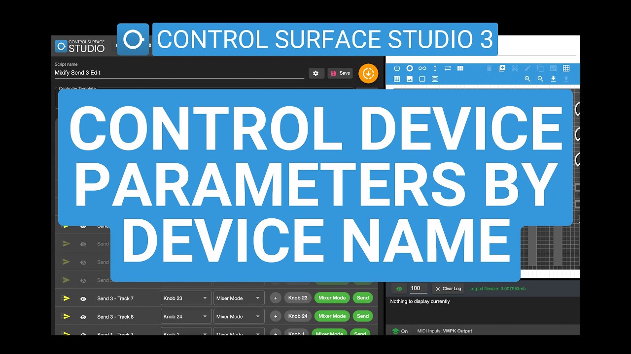 Control a device parameter by device name