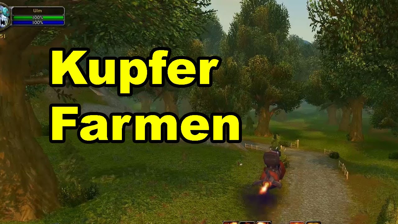 Kupfererz Farmen Allianz - Wald von Elwyn - WoW