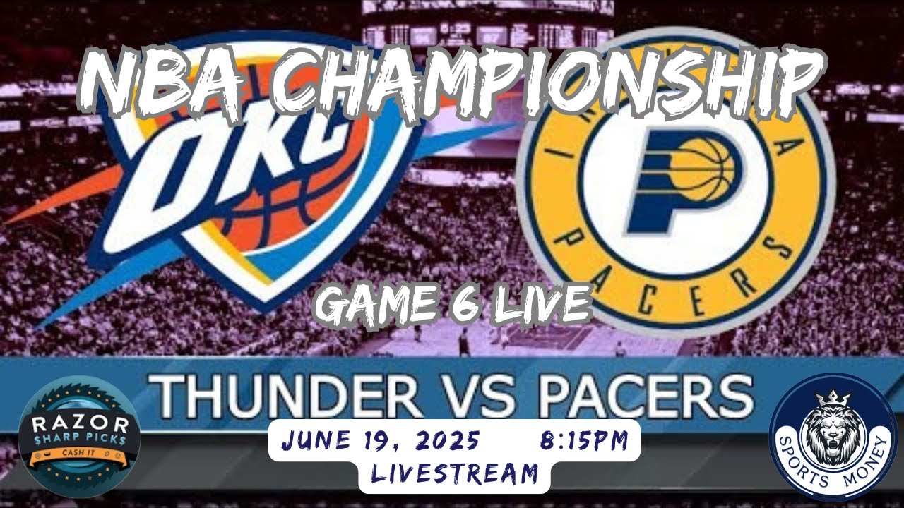 NBA Finals Game 6 LIVE Betting Show | Pacers vs Thunder Picks, Odds & Live Reactions + MLB Picks!