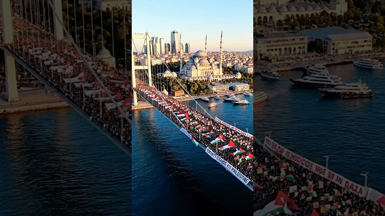 Turkey 🇹🇷 Stand with Palestine 🇵🇸 #freegaza #freepalestine #globalsumudflotilla #protest