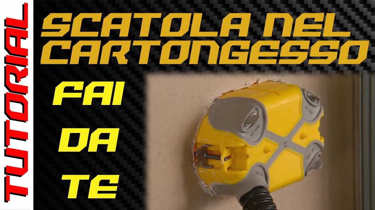 Aggiungere una scatola 503 nel cartongesso ! TUTORIAL installazione 503 Bticino Vimar fresando