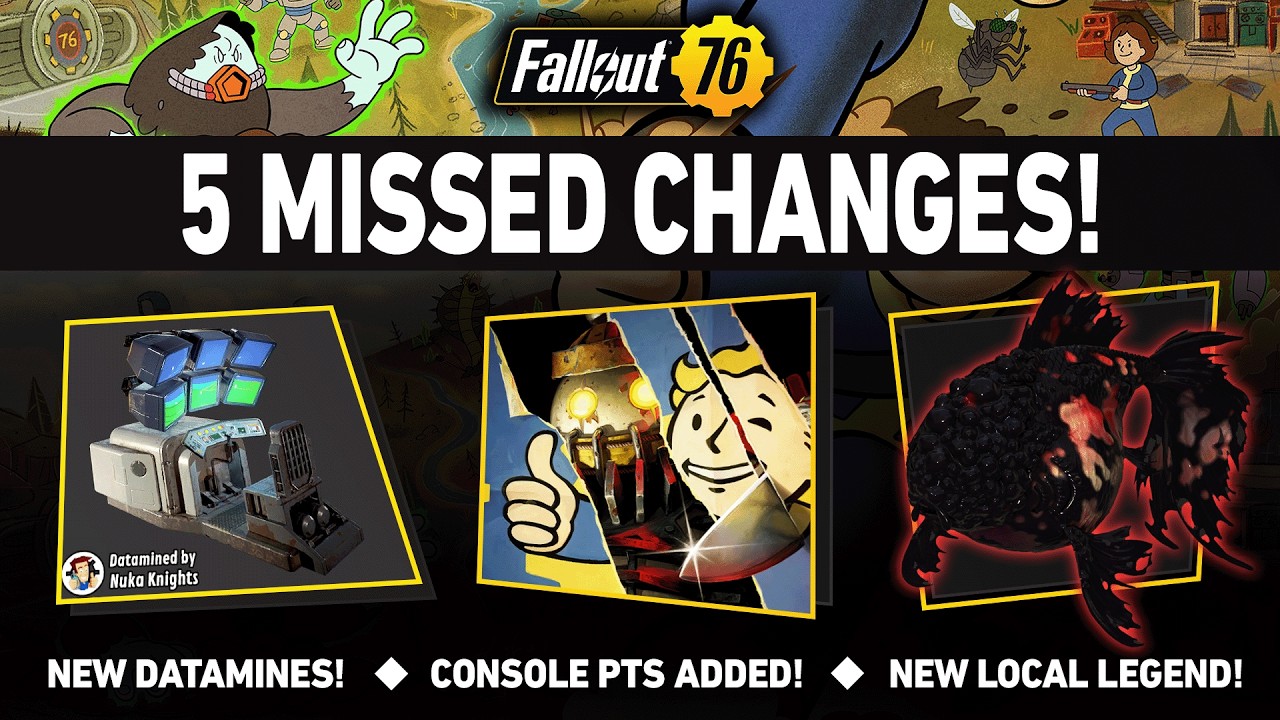 5 НОВЫХ изменений в Fallout 76, которые вы могли пропустить!