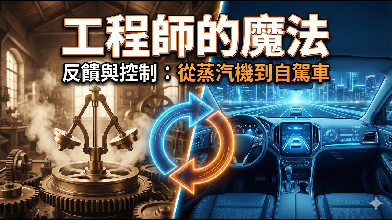 跨越 200 年的工程智慧：從瓦特蒸汽機到 AI 自駕，揭秘「萬物平衡」的底層邏輯