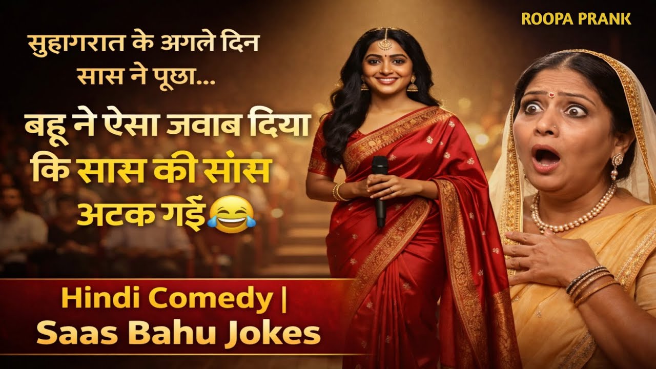 सुहागरात के अगले दिन सास ने पूछा | Hindi Comedy | Saas Bahu Jokes #Comedy 