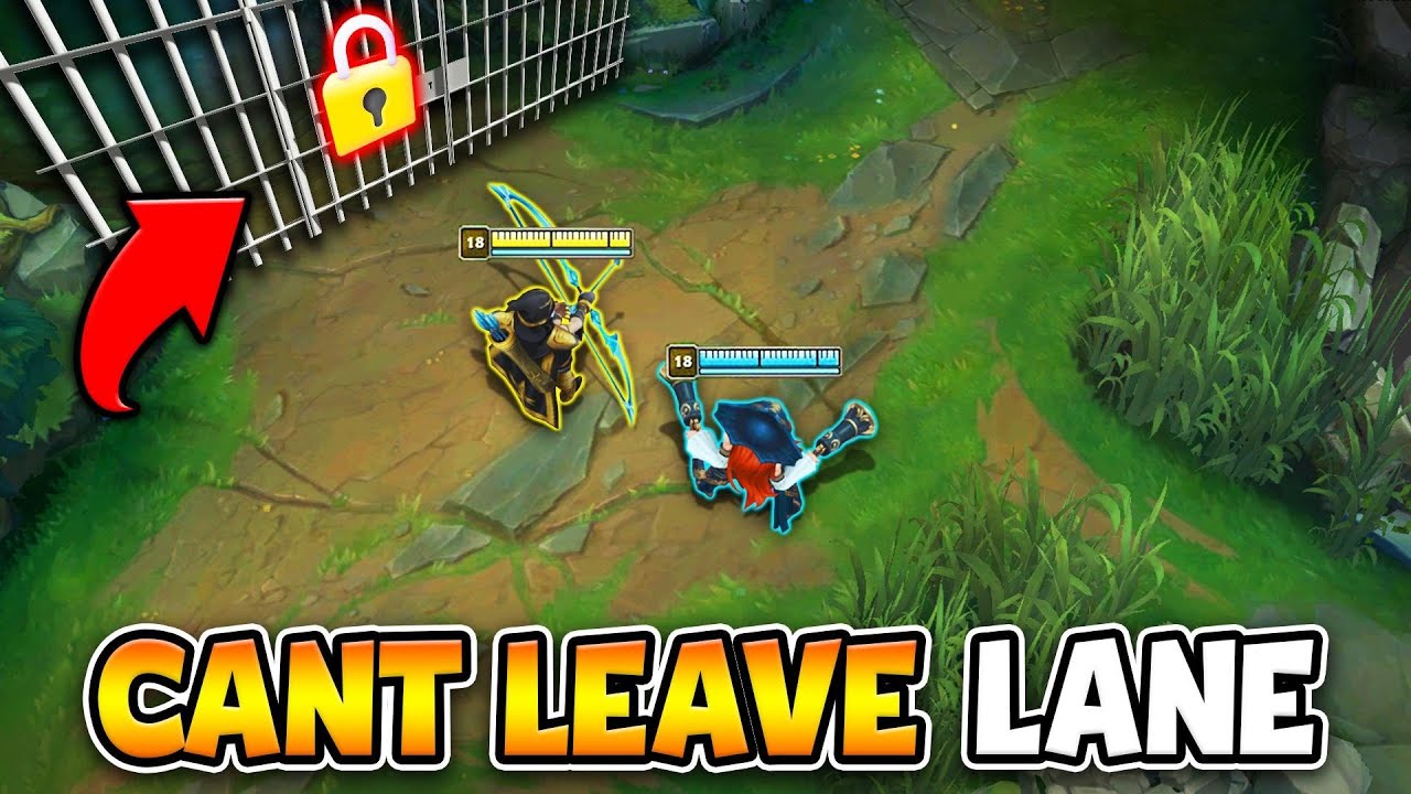 LEAGUE OF LEGENDS BUT WE'RE LOCKED INSIDE OUR LANES! (ROAMING NOT ALLOWED)