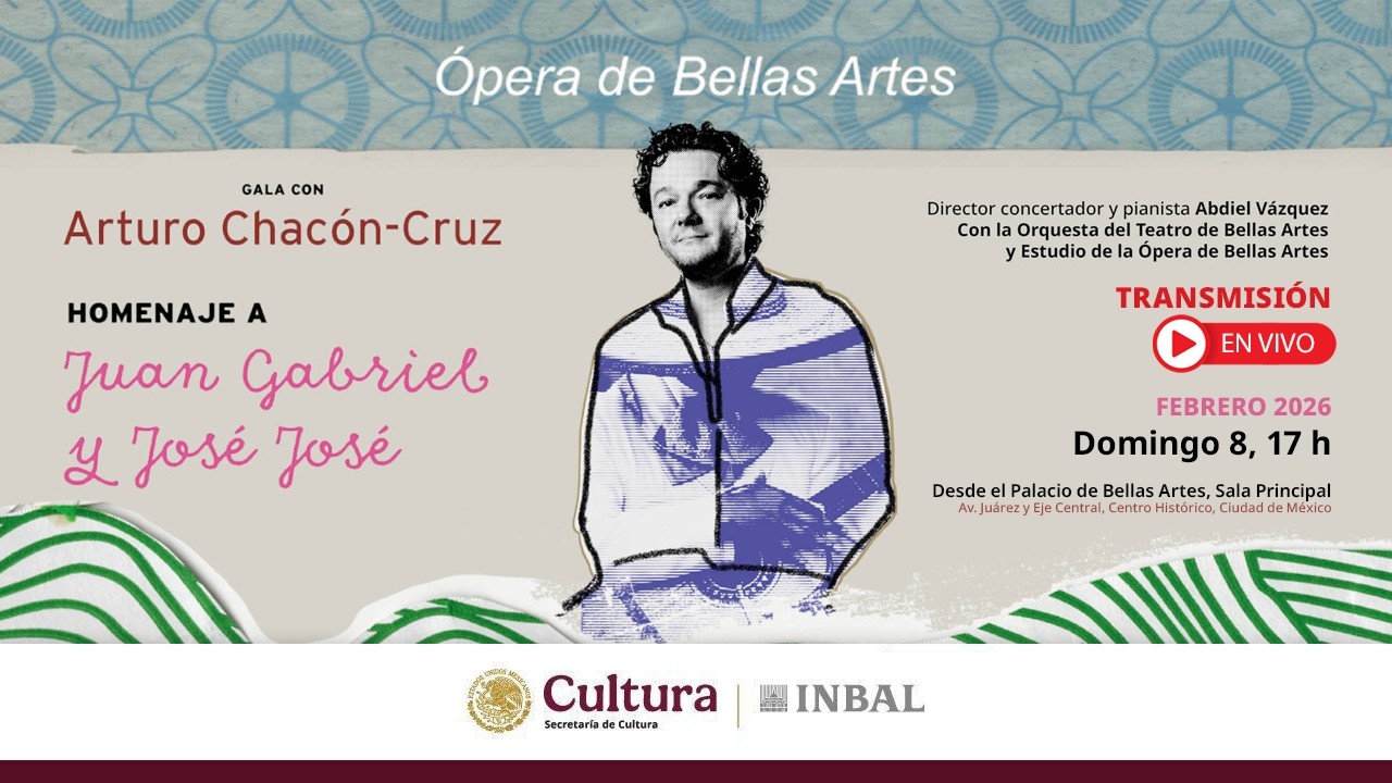Gala con Arturo Chacón. Homenaje a Juan Gabriel y José José / Ópera de Bellas Artes