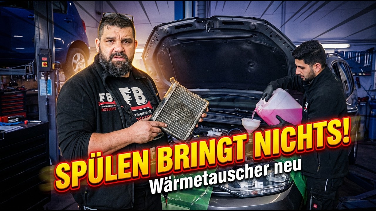 Wärmetauscher muss neu! Warum spülen nichts bringt!