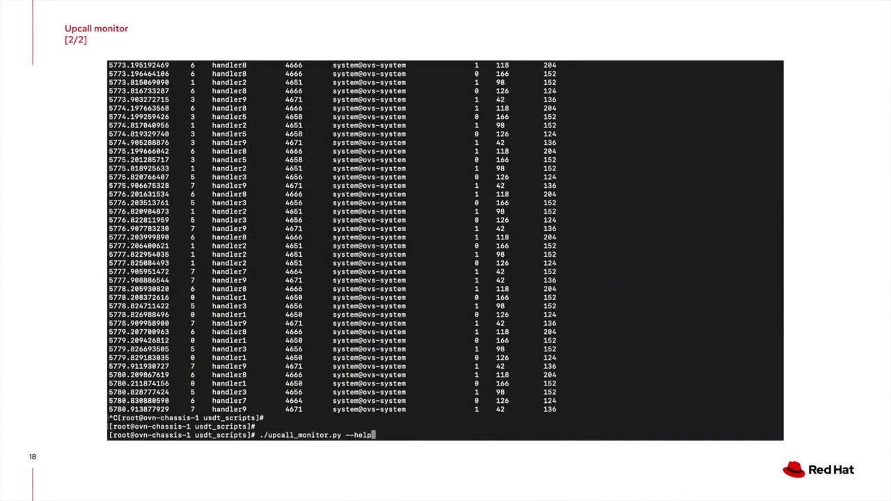 Debugging OVS using static tracepoints