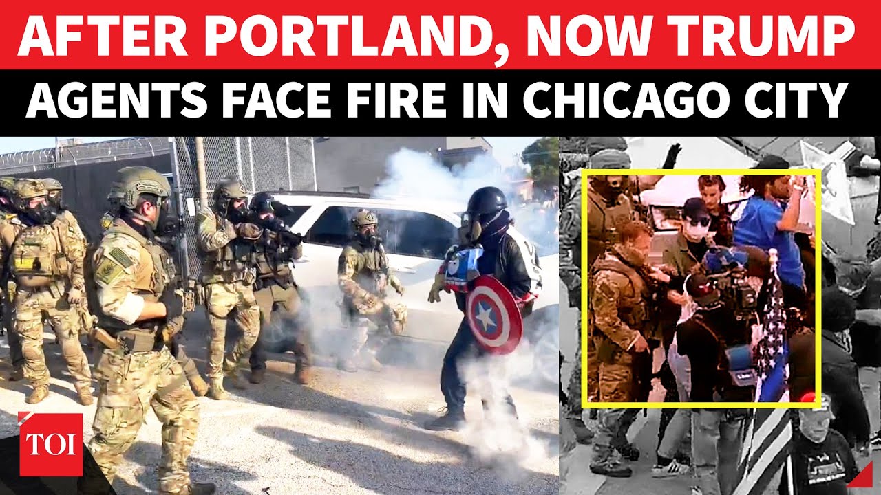 Chicago On Fire: ICE Under Attack, Shells Fired; Protester Grabs Officer's Beard Amid Clashes