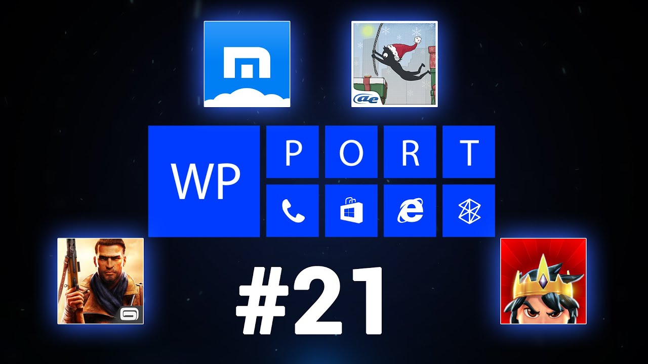 Игры и программы для Windows Phone: WP-Port 21: Maxthon, Brothers in Arms, Royal Revolt 2, City Jump
