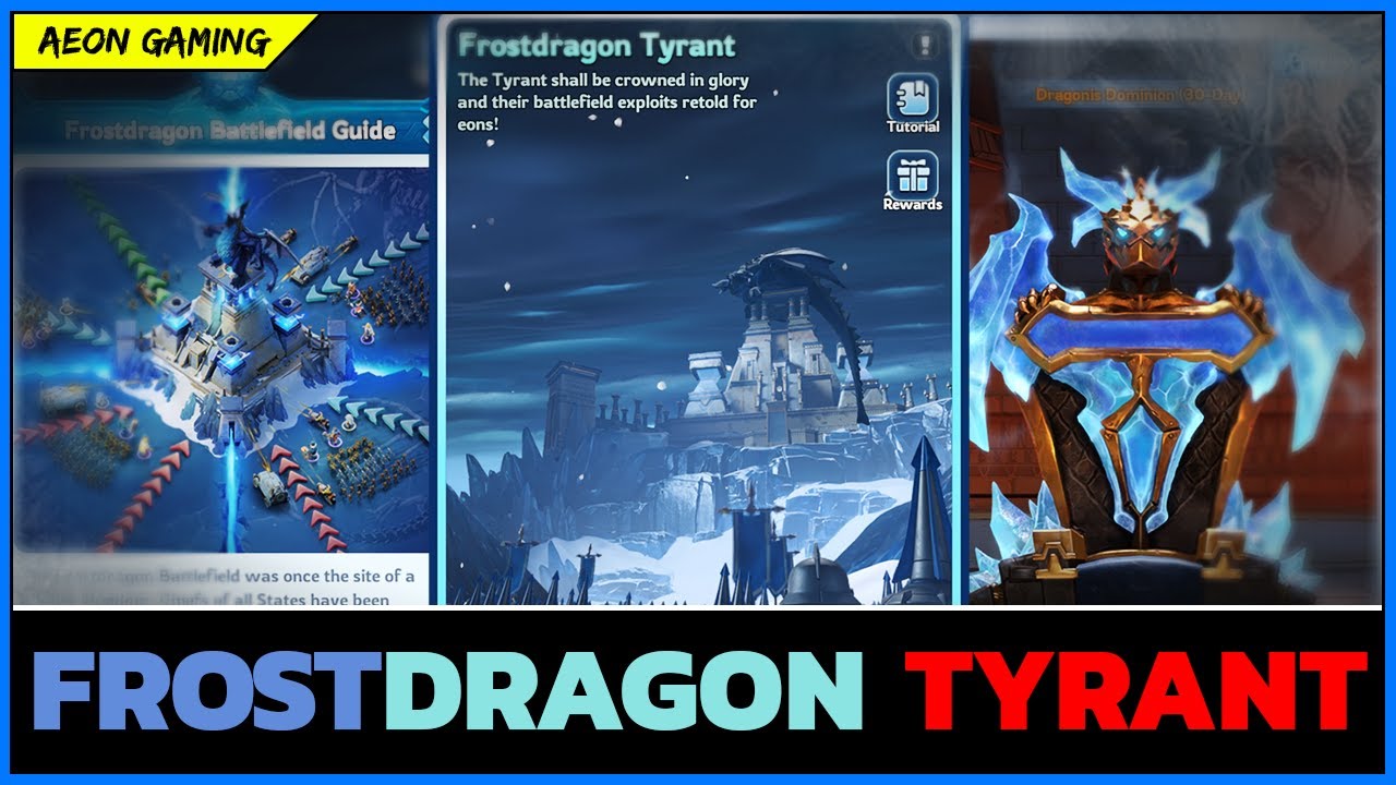 🧊🐉 Frostdragon Tyrant's Quick Guide, Info, Rules & Tips 💡 You need to know! 🧐 - Whiteout Survival ❄️