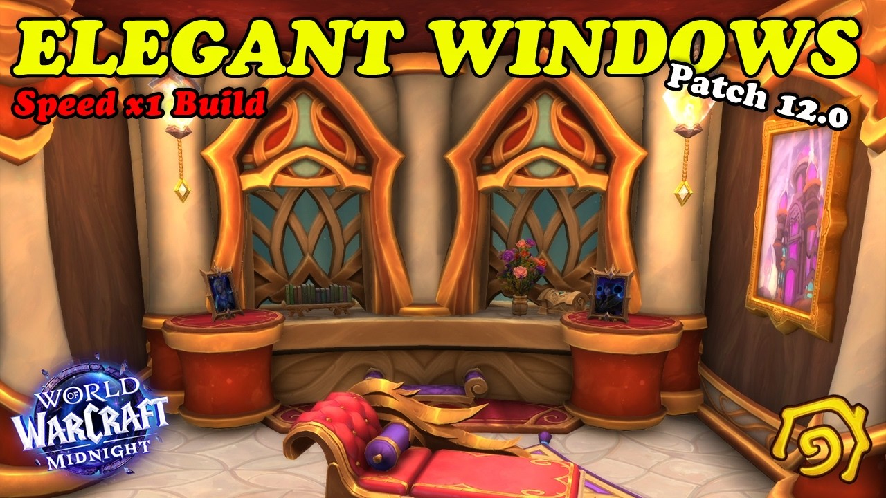 Blood Elf Window | Patch 12.0 Rebuild |WoW Housing