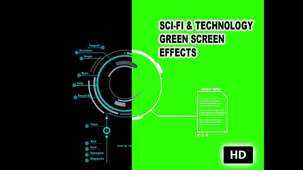 SCI-FI & TECHNOLOGY Green screen effect HD