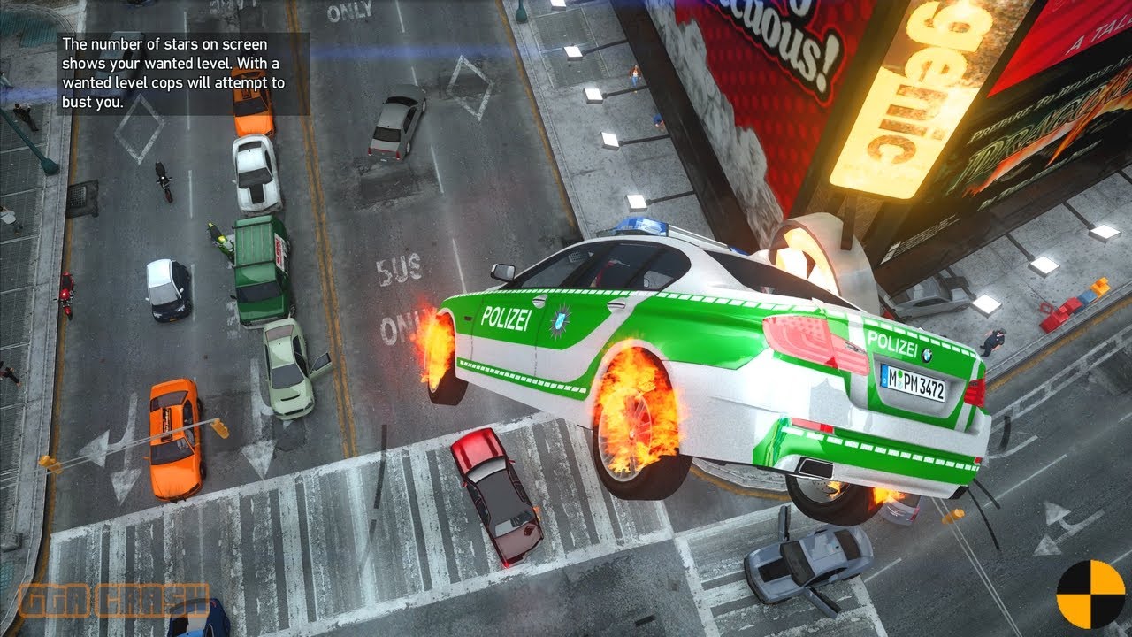 GTA 4 CRASH TESTING REAL CAR 677