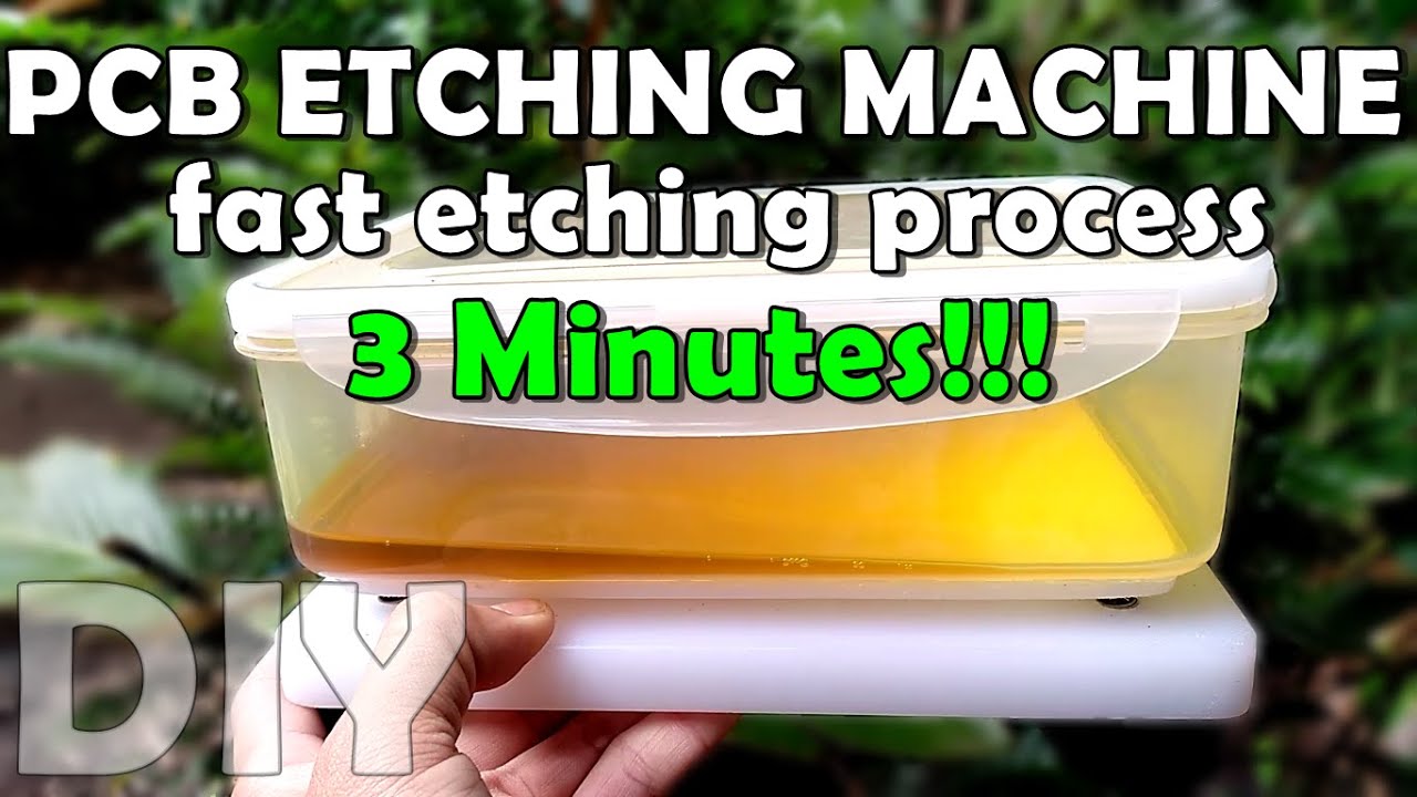 PCB etching machine DIY