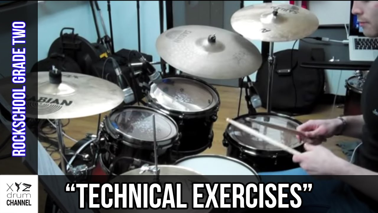 Rockschool Grade 2 Technical Exercises @ Dunx Drum School