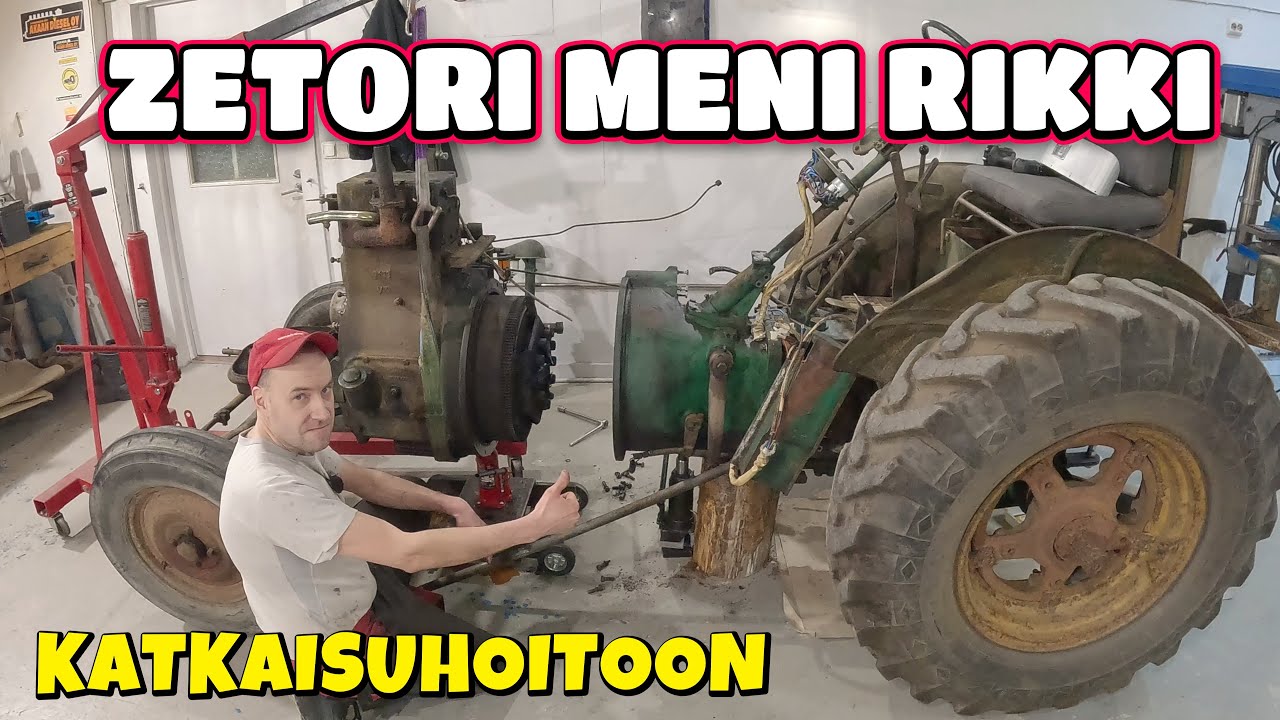 Katkaistaan Zetor 25 traktori - Remontti alkaa | Segmentoitu Filmi