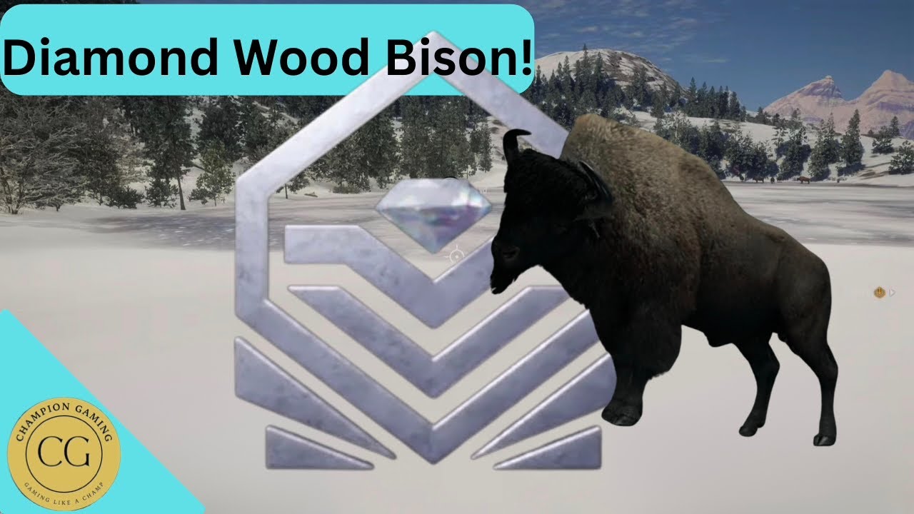 Single Player Diamond Wood Bison! theHunter: Call of the Wild