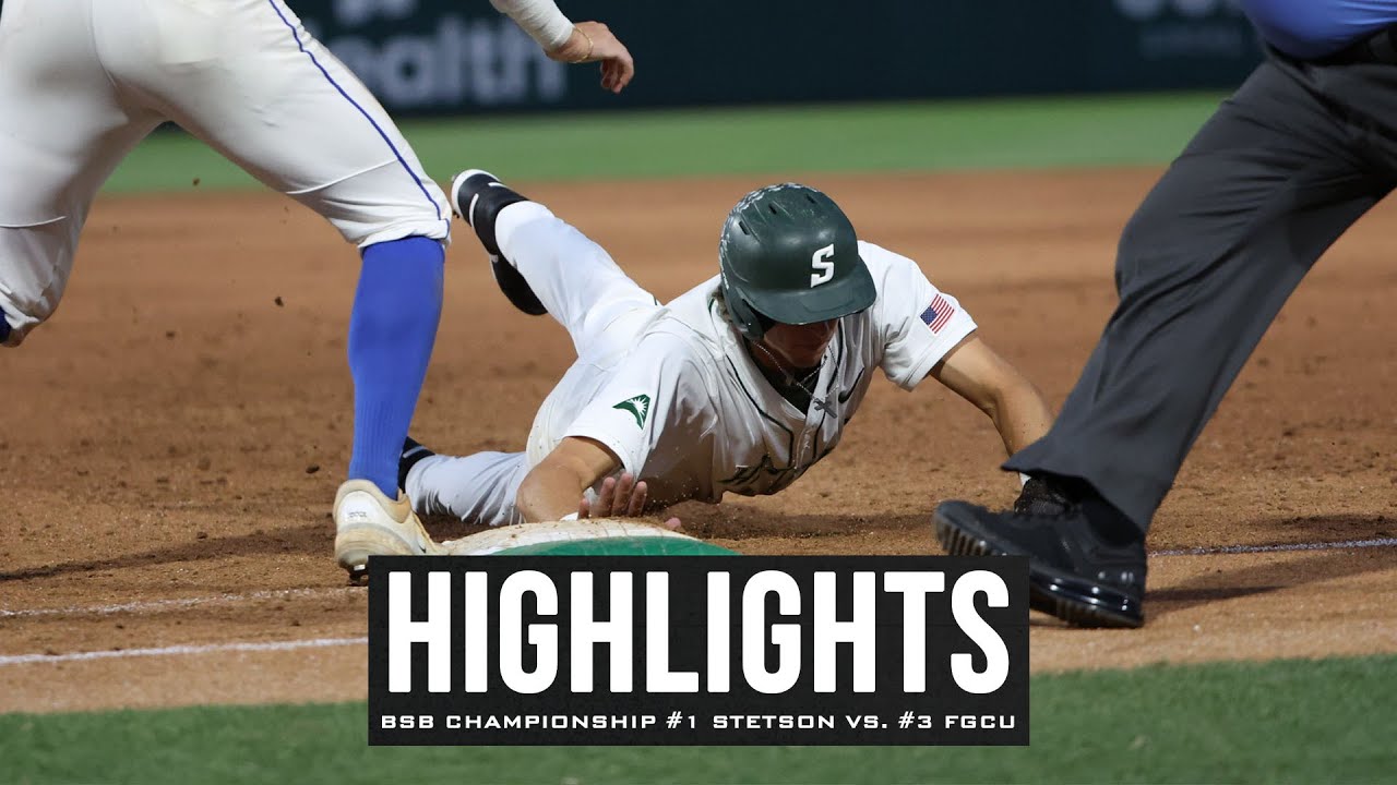 Highlights: #1 Stetson vs. #3 FGCU, 2025 Baseball Championship