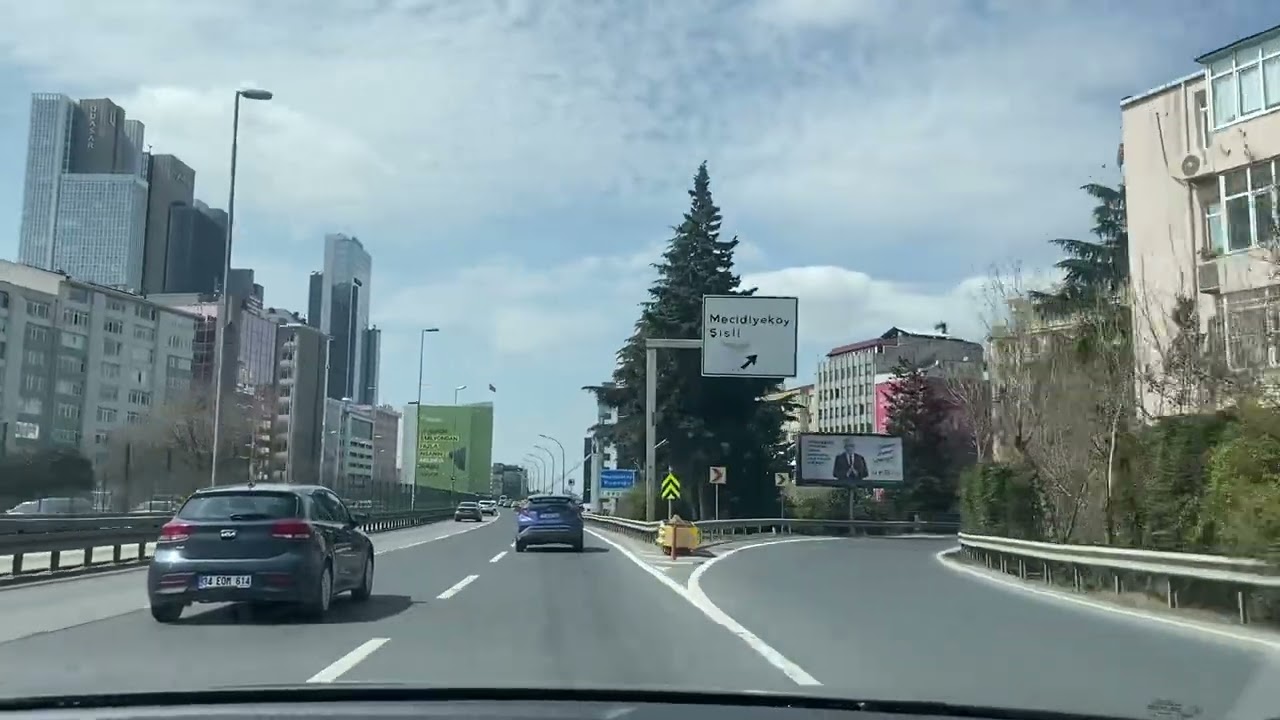 İstanbul’da güneşli bir pazar günü, arabayla İstanbul turu - 2 Nisan 2023 Pazar