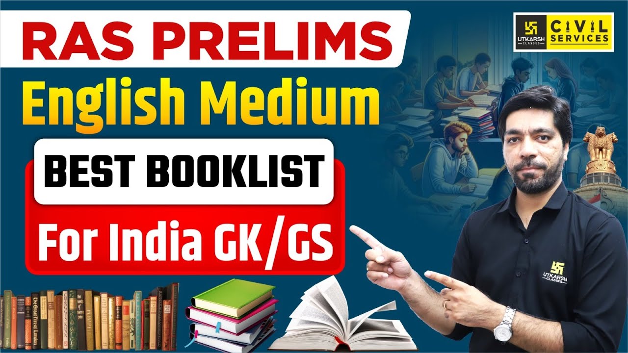 RAS Best Books for English Medium Aspirants | RAS Prelims Booklist for India GK/GS | Prateek Sir