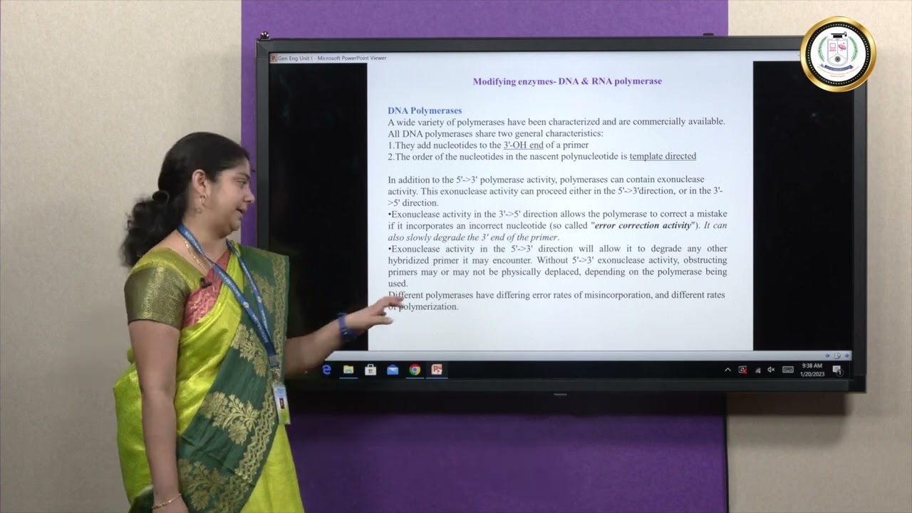 Molecular Tools Used in Genetic Engineering - Dr.R.P.Oviya