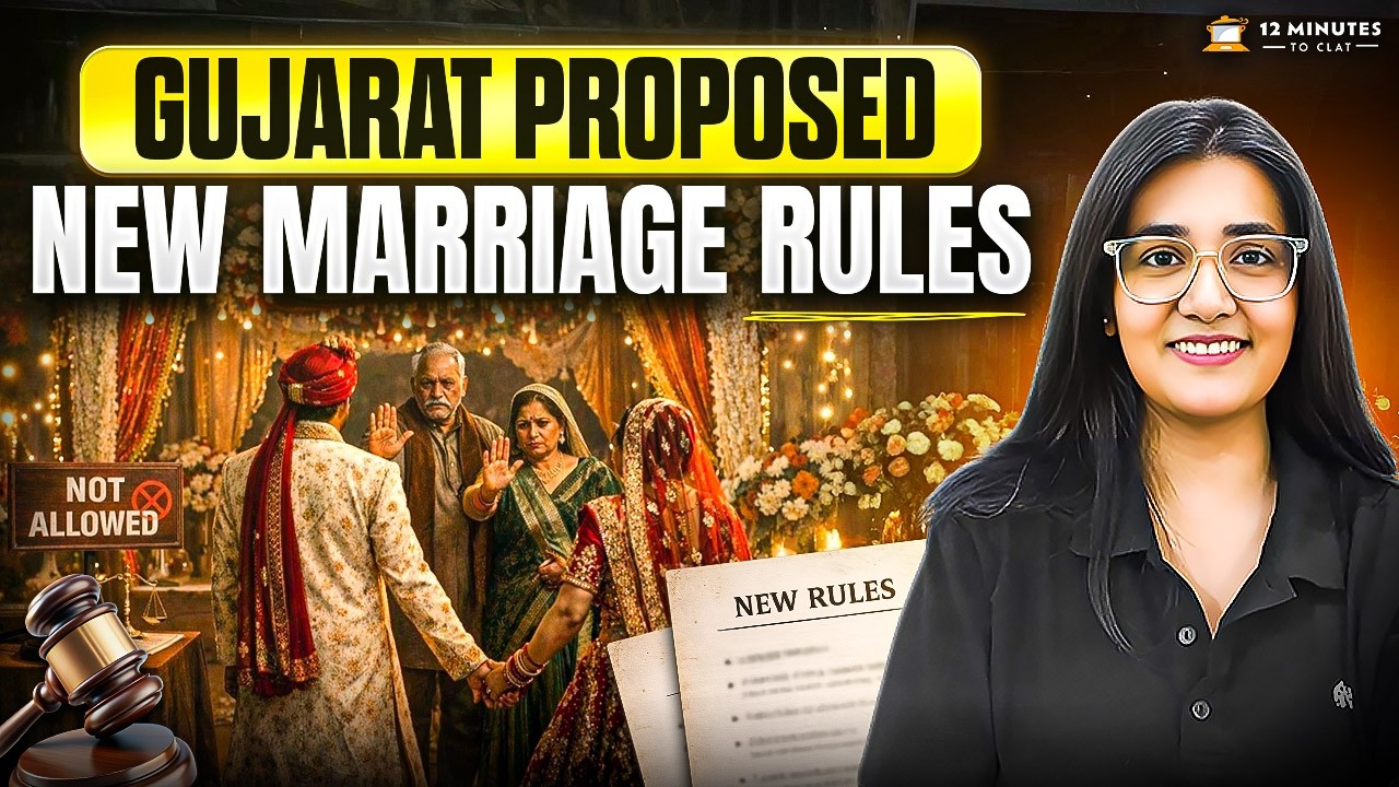 Gujarat's New Marriage Law Proposed 🛑 Parental Notice Mandate & Article 21 Debate Explained