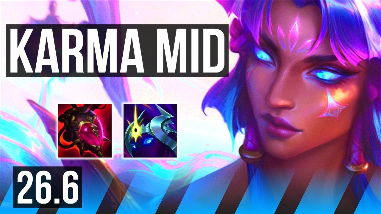 KARMA vs ORIANNA (MID) | 26K damage | EUW Grandmaster | 26.6
