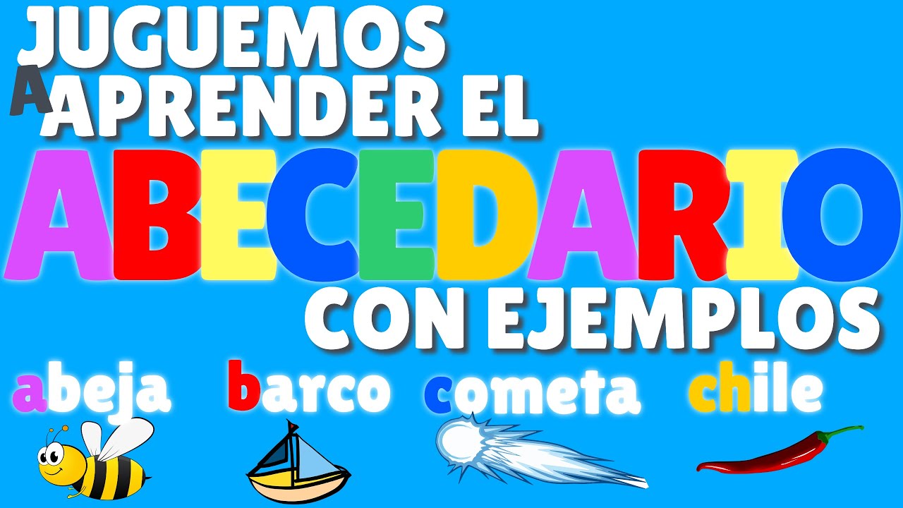 ¡Juguemos a aprender el abecedario y descubrir palabras con cada letra! Escuela en casa.