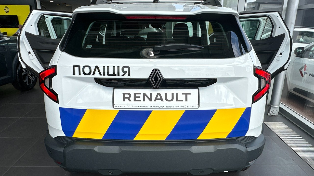 2025 Поліцейський Renault Duster - Візуальний Огляд 4K