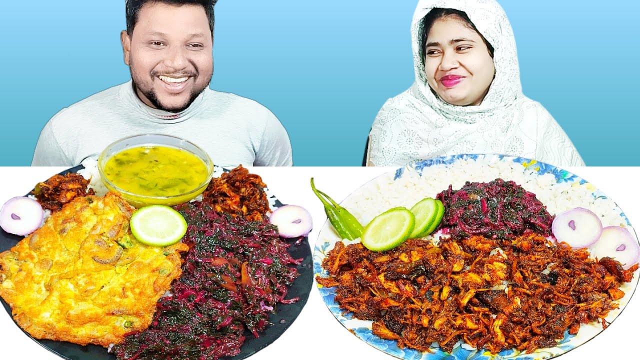 দুই জন দুই রকম খাবার দিয়ে চ‍্যালেঞ্জ, Chicken Jorzori Eating Challenge,  R+B Vlog