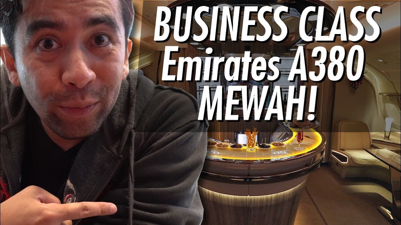 Pesawat Mewah Emirates A380 - Business Class dari Dubai ke KL