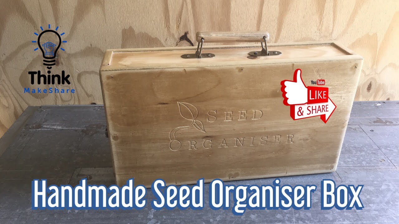 Handmade Seed Organiser Box