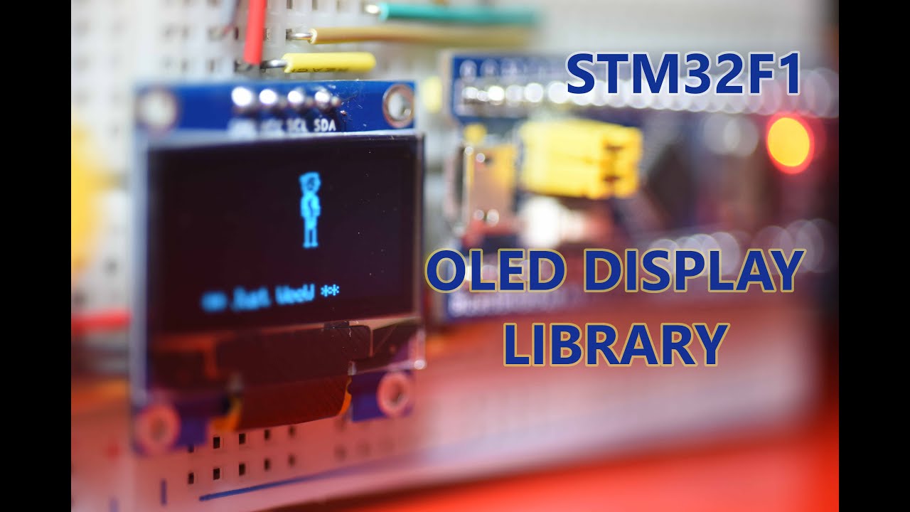 106-STM32F1 OLED Display Library: Display and scroll Text, Picture and control animation