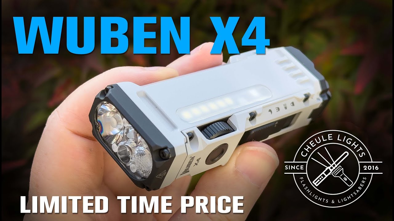 Обзор фонарика Wuben X4