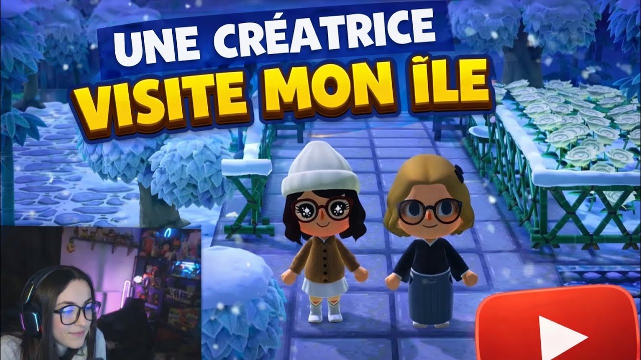 🌿✨ UNE CRÉATRICE VISITE MON ÎLE ANIMAL CROSSING ! ✨🌿 @Doudysh
