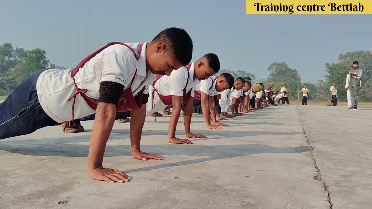 Bihar police training Bettiah 