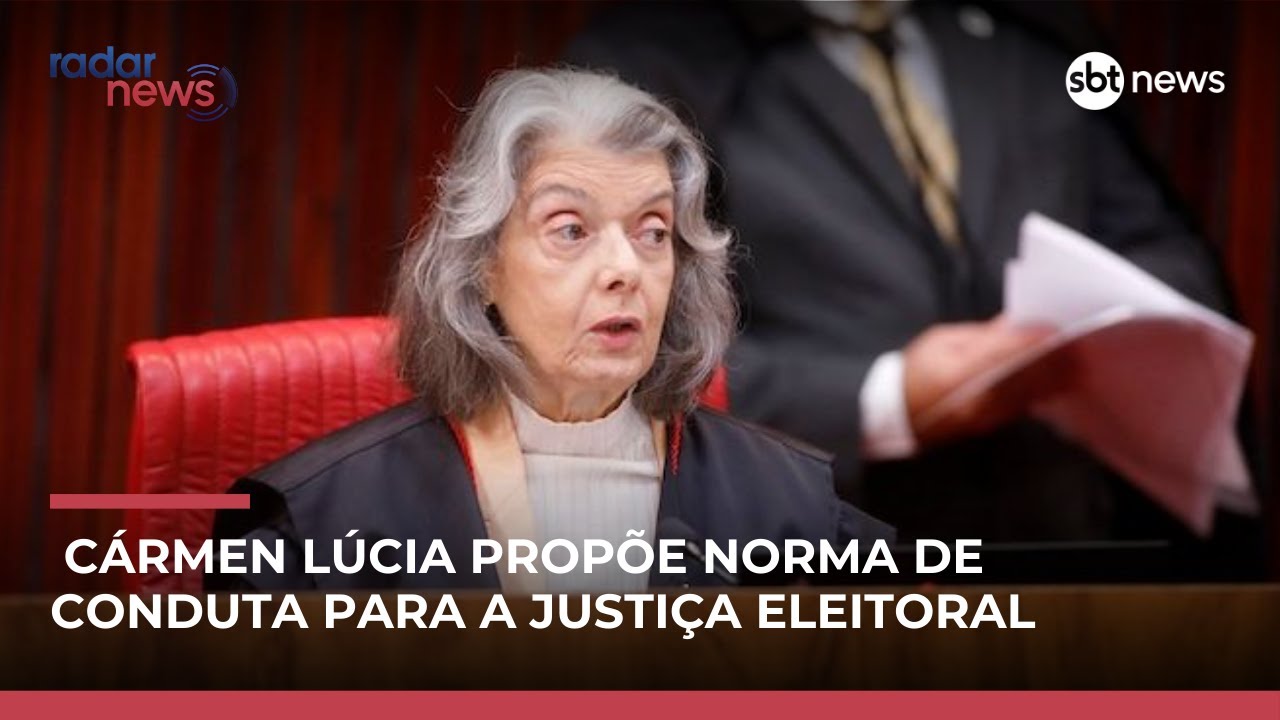 Após Fachin, Cármen Lúcia também propõe norma de conduta para a Justiça Eleitoral | #RadarNews