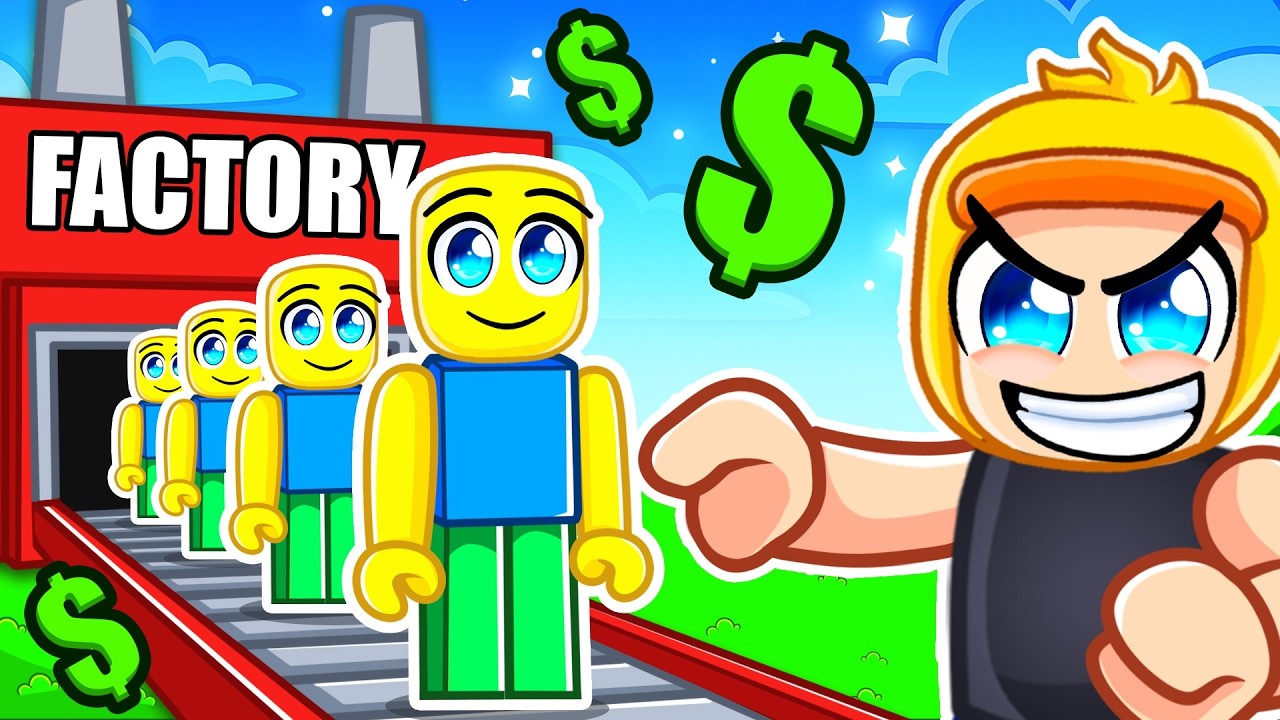 I Built MAX LEVEL Noob Army Factory in Roblox!