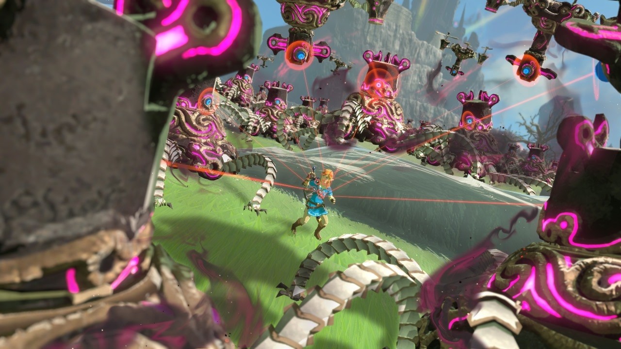 Zelda MAIS Tout Les Ennemies Sont Des GARDIENS !