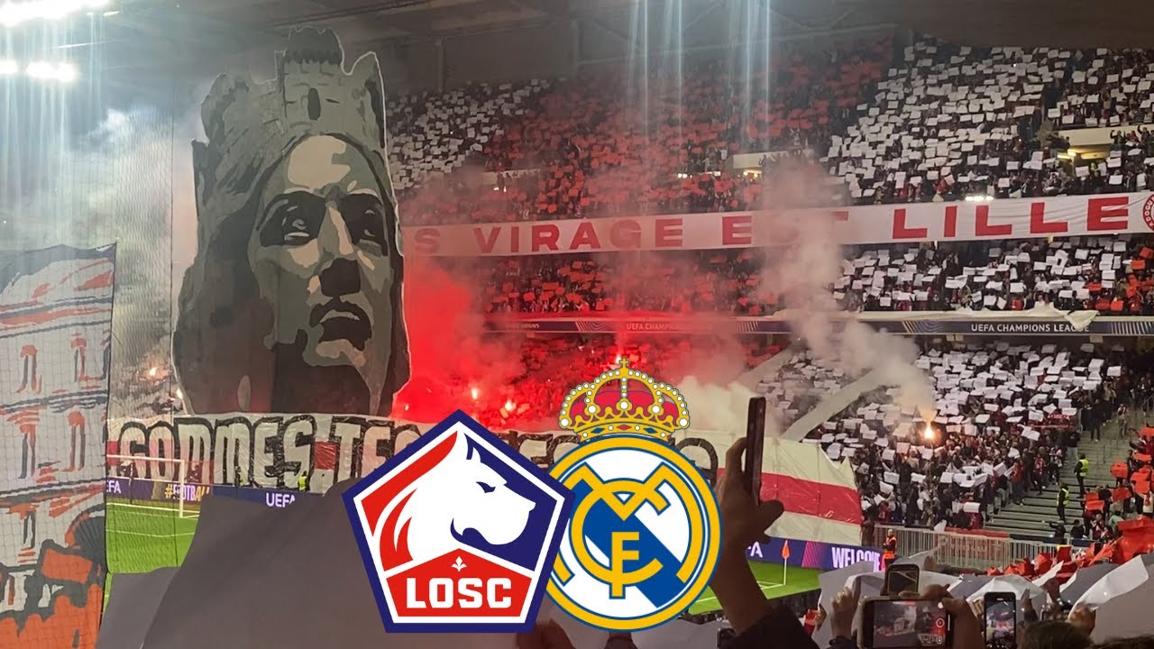 AMBIANCE LILLE - MADRID (LOSC - REAL MADRID) - L'EUROPE S'INCLINE POUR L'EXPLOIT DU LOSC