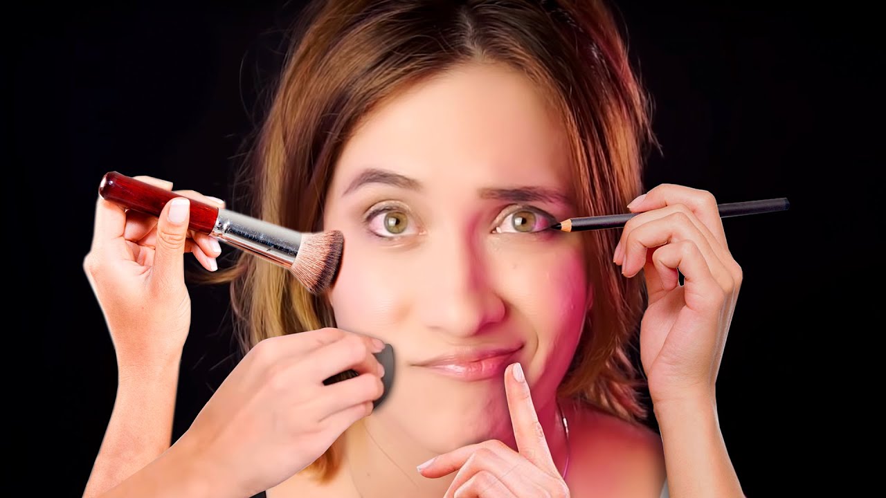 Tu mejor amiga te maquilla | Makeup roleplay | ASMR en español | Asmr with Sasha